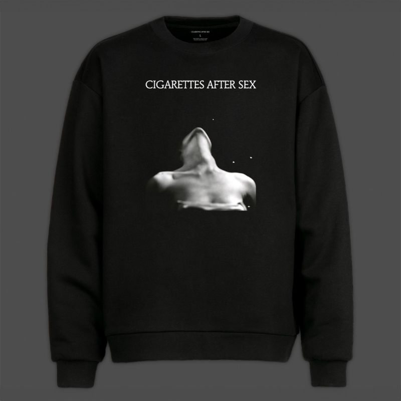 I. Cover Black Crewneck Sweatshirt